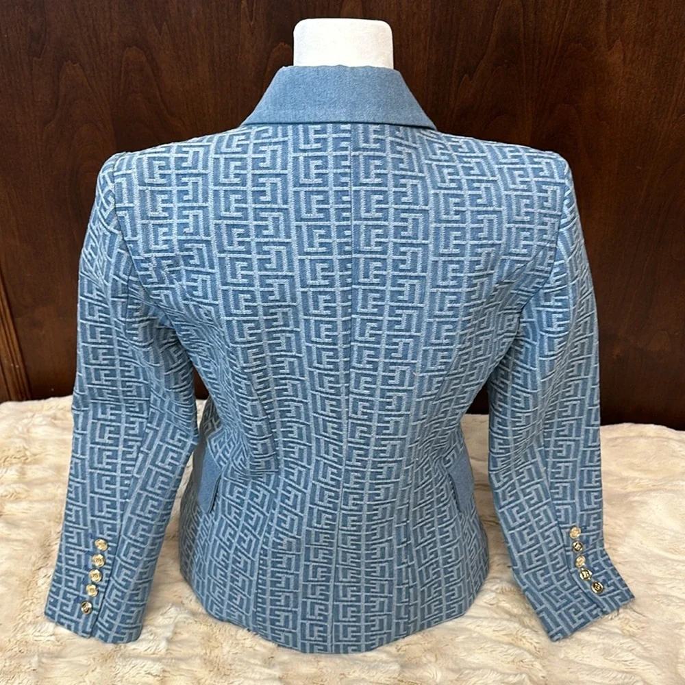 Balmain Paris Jean material jacket size 36 - Picture 4 of 4